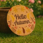 Hello Autumn Decorations Hanging Acrylic Plaque Autumn Gifts Hello Autumn Decorations Hanging Acrylic Plaque Autumn Gifts