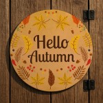 Hello Autumn Decorations Hanging Acrylic Plaque Autumn Gifts Hello Autumn Decorations Hanging Acrylic Plaque Autumn Gifts