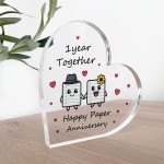 1st Anniversary Plaque Gifts For Wife Husband Paper Anniversary 1st Anniversary Plaque Gifts For Wife Husband Paper Anniversary