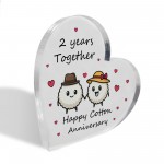 2nd Anniversary Plaque Gifts For Wife Husband Cottom Anniversary 2nd Anniversary Plaque Gifts For Wife Husband Cottom Anniversary