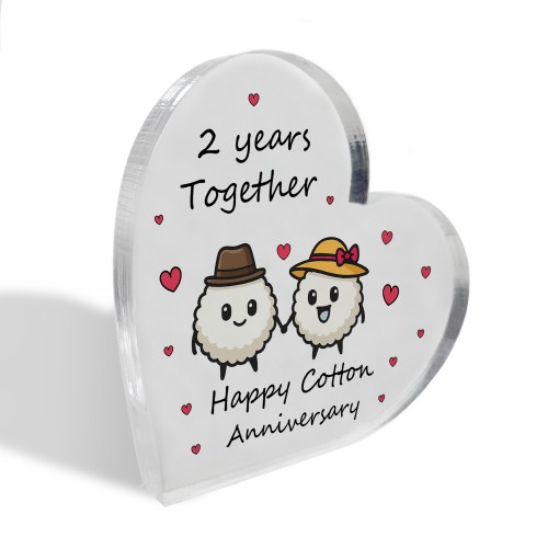 2nd Anniversary Plaque Gifts For Wife Husband Cottom Anniversary 2nd Anniversary Plaque Gifts For Wife Husband Cottom Anniversary