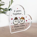 2nd Anniversary Plaque Gifts For Wife Husband Cottom Anniversary 2nd Anniversary Plaque Gifts For Wife Husband Cottom Anniversary