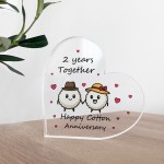 2nd Anniversary Plaque Gifts For Wife Husband Cottom Anniversary 2nd Anniversary Plaque Gifts For Wife Husband Cottom Anniversary