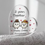 2nd Anniversary Plaque Gifts For Wife Husband Cottom Anniversary 2nd Anniversary Plaque Gifts For Wife Husband Cottom Anniversary