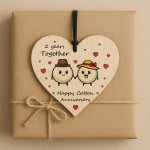 2nd Anniversary Plaque Gifts For Wife Husband Wooden Heart 2nd Anniversary Plaque Gifts For Wife Husband Wooden Heart