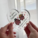 3rd Anniversary Plaque Gift For Wife Husband Leather Anniversary 3rd Anniversary Plaque Gift For Wife Husband Leather Anniversary