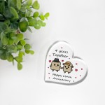 4th Anniversary Plaque Gifts For Wife Husband Linen Anniversary 4th Anniversary Plaque Gifts For Wife Husband Linen Anniversary