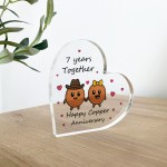 7th Anniversary Plaque Gifts For Wife Husband Copper Anniversary 7th Anniversary Plaque Gifts For Wife Husband Copper Anniversary