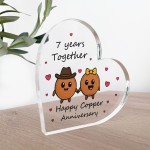 7th Anniversary Plaque Gifts For Wife Husband Copper Anniversary 7th Anniversary Plaque Gifts For Wife Husband Copper Anniversary