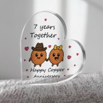 7th Anniversary Plaque Gifts For Wife Husband Copper Anniversary 7th Anniversary Plaque Gifts For Wife Husband Copper Anniversary