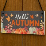 Autumn Home Decor Hanging Sign For Famiy Friend Seasonal Sign