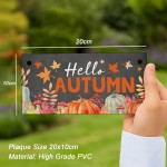 Autumn Home Decor Hanging Sign For Famiy Friend Seasonal Sign