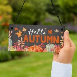 Autumn Home Decor Hanging Sign For Famiy Friend Seasonal Sign