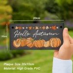 Hello Autumn Hanging Plaque Autumn Decorations Autumnal Decor