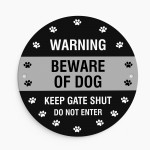 BEWARE OF THE DOG Sign Warning Sign Do Not Enter Acrylic Sign