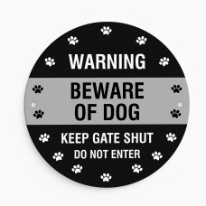 BEWARE OF THE DOG Sign Warning Sign Do Not Enter Acrylic Sign