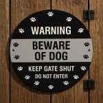 BEWARE OF THE DOG Sign Warning Sign Do Not Enter Acrylic Sign