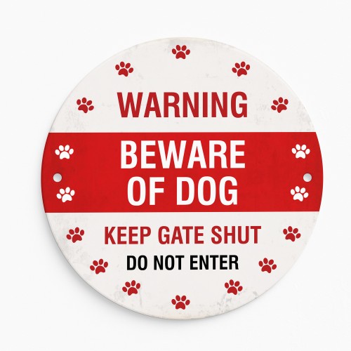 Warning Beware Of Dog Sign Do Not Enter Acrylic Sign Keep Gate