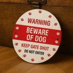 Warning Beware Of Dog Sign Do Not Enter Acrylic Sign Keep Gate