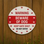 Warning Beware Of Dog Sign Do Not Enter Acrylic Sign Keep Gate