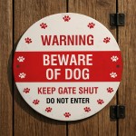 Warning Beware Of Dog Sign Do Not Enter Acrylic Sign Keep Gate