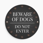 Beware Of Dogs Sign Do Not Enter Acrylic Sign Beware Sign