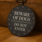 Beware Of Dogs Sign Do Not Enter Acrylic Sign Beware Sign