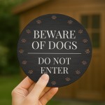 Beware Of Dogs Sign Do Not Enter Acrylic Sign Beware Sign