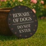 Beware Of Dogs Sign Do Not Enter Acrylic Sign Beware Sign