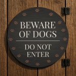 Beware Of Dogs Sign Do Not Enter Acrylic Sign Beware Sign