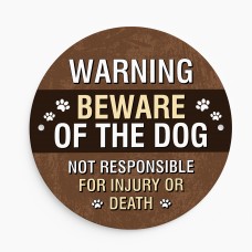 Beware of the Dog Sign Warning Acrylic Sign Beware Sign