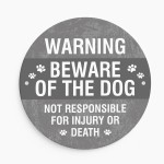 WARNING Sign For Home Beware of the Dog Sign Acrylic Sign WARNING Sign For Home Beware of the Dog Sign Acrylic Sign