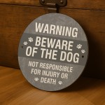 WARNING Sign For Home Beware of the Dog Sign Acrylic Sign WARNING Sign For Home Beware of the Dog Sign Acrylic Sign