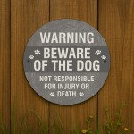 WARNING Sign For Home Beware of the Dog Sign Acrylic Sign WARNING Sign For Home Beware of the Dog Sign Acrylic Sign
