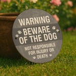 WARNING Sign For Home Beware of the Dog Sign Acrylic Sign WARNING Sign For Home Beware of the Dog Sign Acrylic Sign