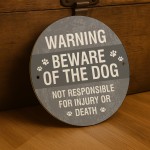 WARNING Sign For Home Beware of the Dog Sign Acrylic Sign WARNING Sign For Home Beware of the Dog Sign Acrylic Sign