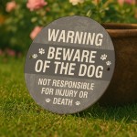 WARNING Sign For Home Beware of the Dog Sign Acrylic Sign WARNING Sign For Home Beware of the Dog Sign Acrylic Sign