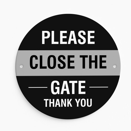 Please Close the Gate Sign Beware of the Dog Sign Indoor Outdoor
