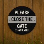 Please Close the Gate Sign Beware of the Dog Sign Indoor Outdoor