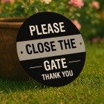 Please Close the Gate Sign Beware of the Dog Sign Indoor Outdoor