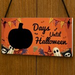 Halloween Countdown Decoration Sign Days Until Halloween 