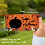 Halloween Countdown Decoration Sign Days Until Halloween 