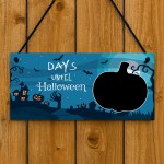Days Until Halloween Countdown Plaque For Kids Children Novelty 