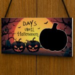 Halloween Countdown Sign Novelty Days Until Halloween Decoration