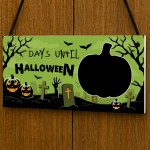 Halloween Countdown Plaque Decoration Days Until Halloween 