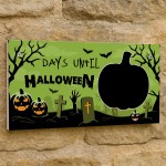 Halloween Countdown Plaque Decoration Days Until Halloween 