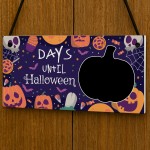 Halloween Countdown Plaque For Kid Children Days Until Halloween