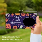 Halloween Countdown Plaque For Kid Children Days Until Halloween