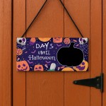 Halloween Countdown Plaque For Kid Children Days Until Halloween