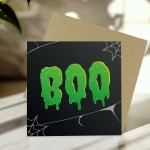 Novelty Halloween Card For Friend Daughter Son Couple BOO Card
